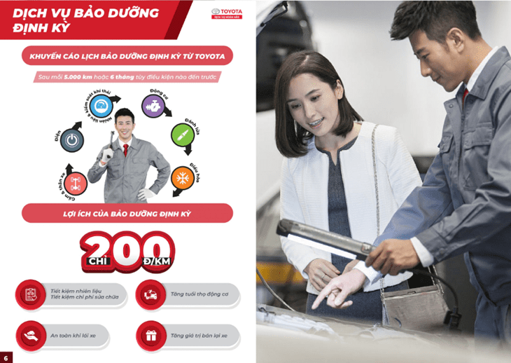 bảo dưỡng toyota