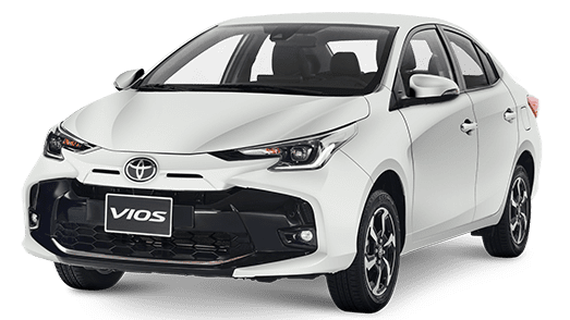 toyota vios trắng
