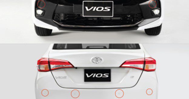 cảm biến toyota vios