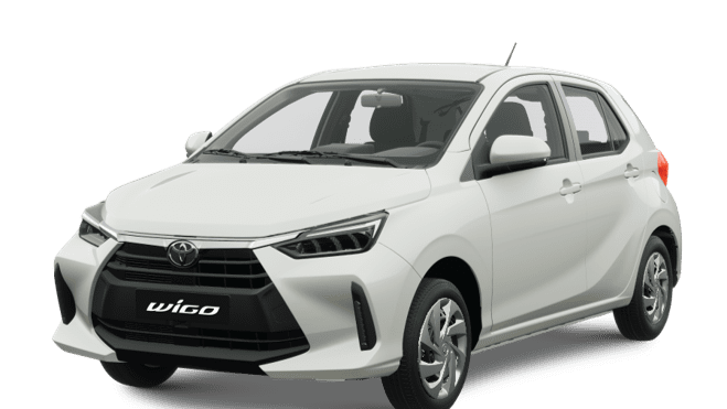 toyota wigo trắng
