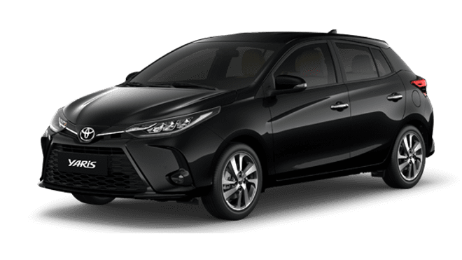 toyota yaris đen