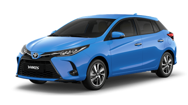 toyota yaris xanh