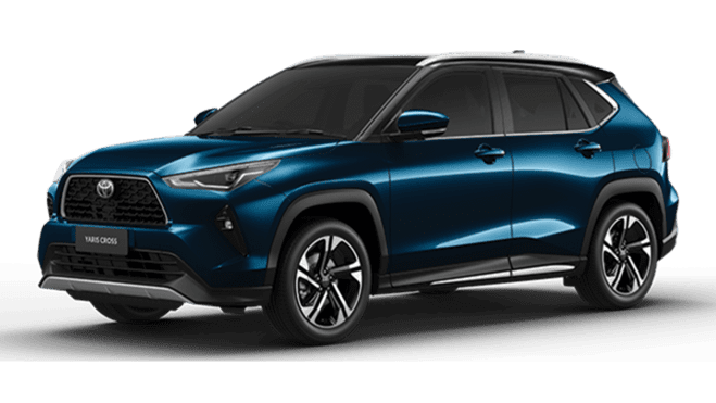toyota yaris cross xanh