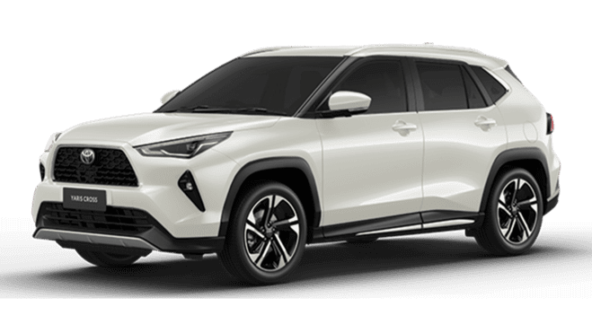 toyota yaris cross trắng